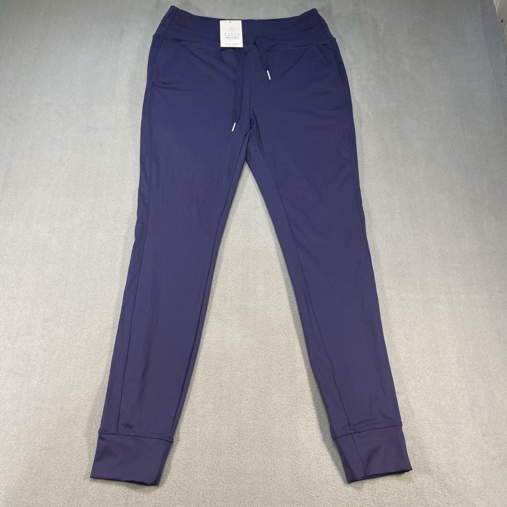 Halara Cloudful Air Jogger Pants Womens Large Navy Stretch Nylon Drawstring NWT